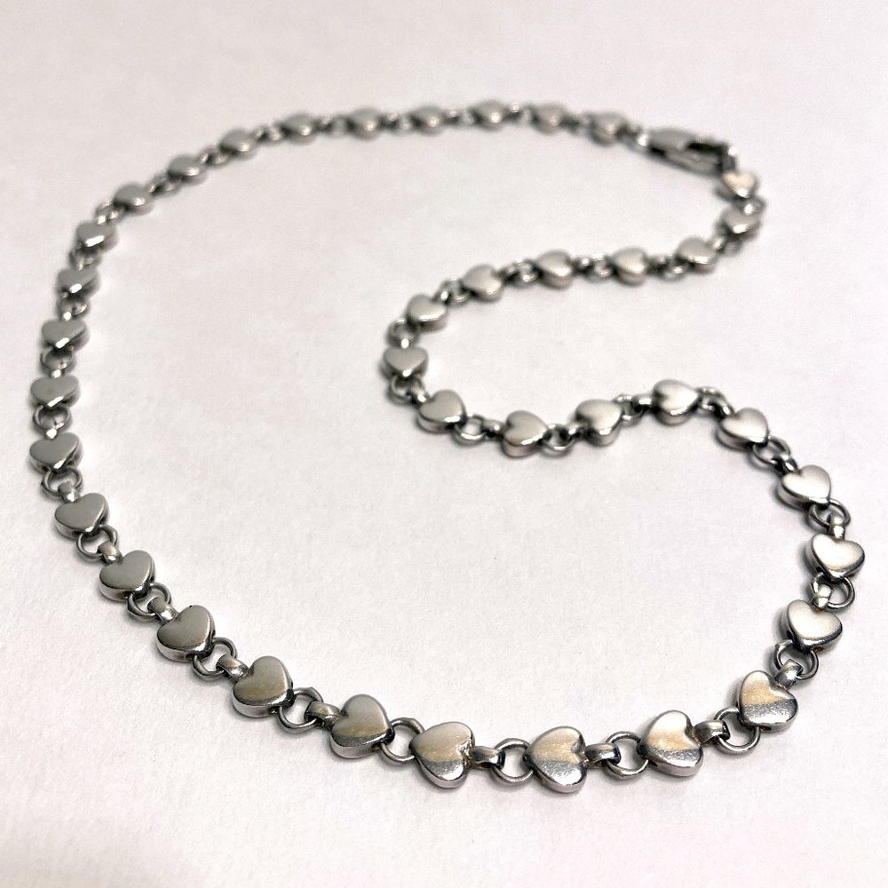 Tiffany & Co, Continuous Heart Chain Necklace